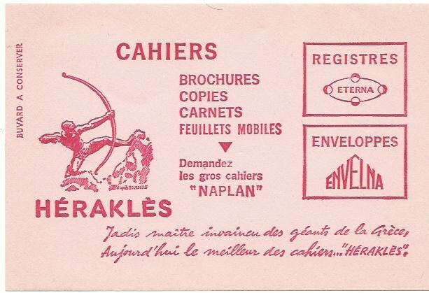 Papeterie Navarre Transformation Cahier Herakles