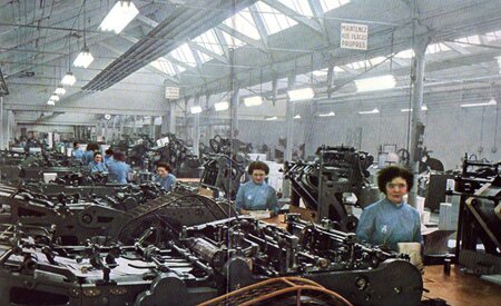 Atelier transformation Papeteries Navarre Roanne